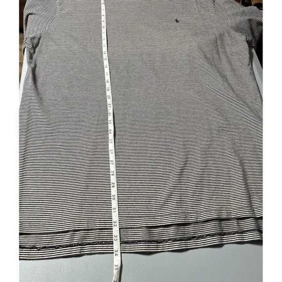 Vtg Polo Ralph Lauren Men's Long Sleeve Y2K Striped Turtleneck Large Preppy Pony - Picture 6 of 9